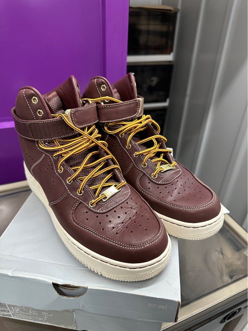 Nike Air Force 1 High Premium Le Work Boot us9 eu43 27.5cm 386161 600 Carousell