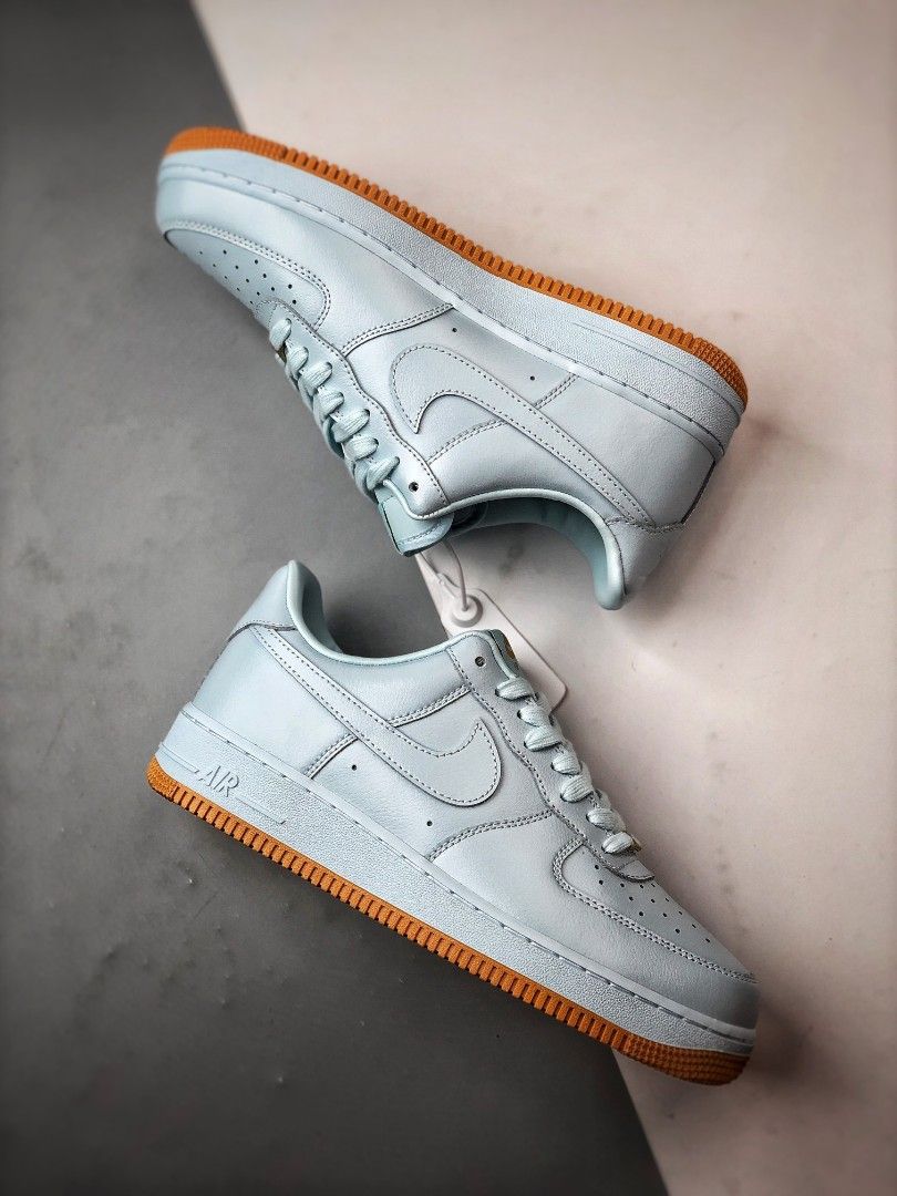 Nike Air Force 1 Low Glacier Blue Gum shoes Women s Fashion Footwear Sneakers on Carousell