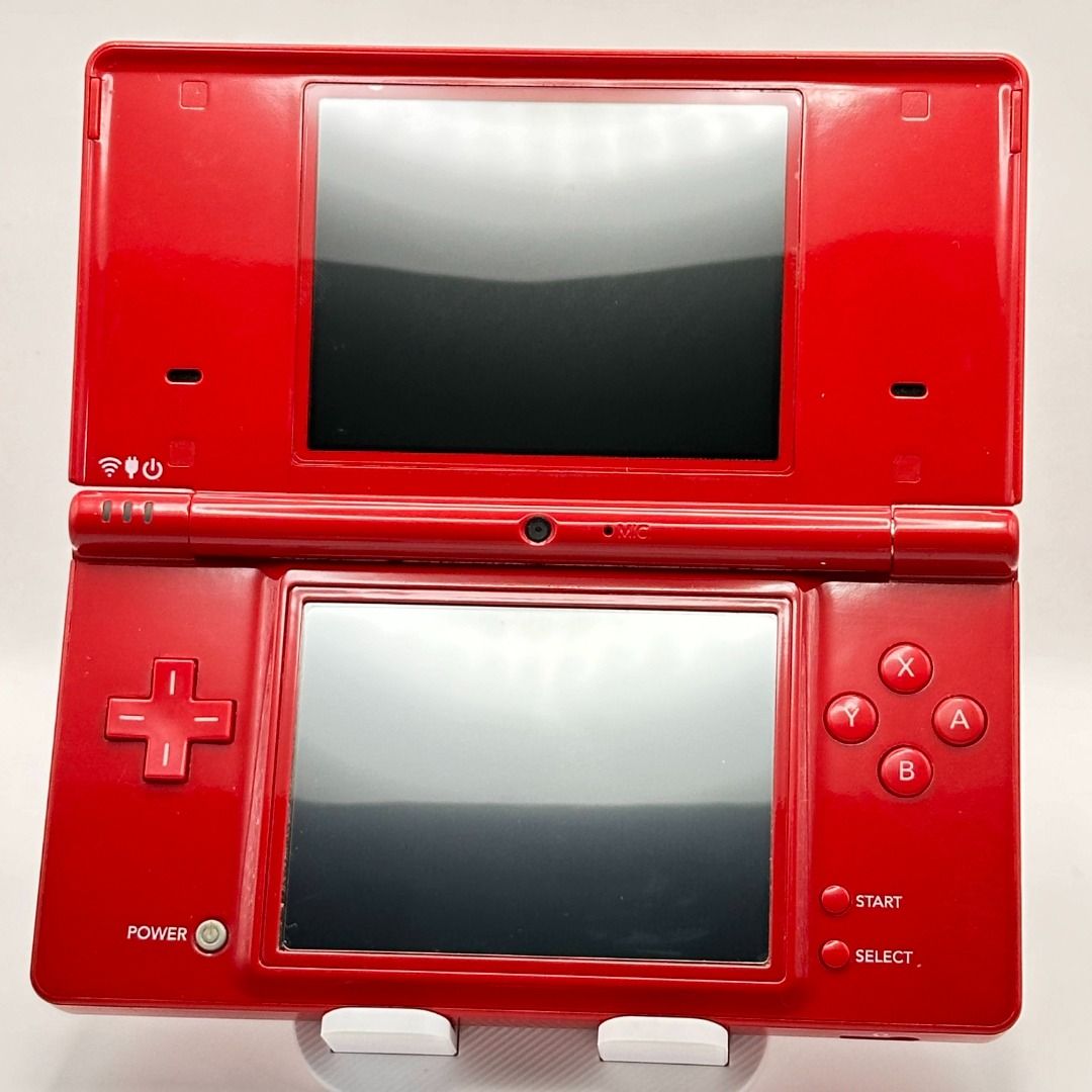 Nintendo DSi Gloss Red Japan Set modded 32GB with games 
