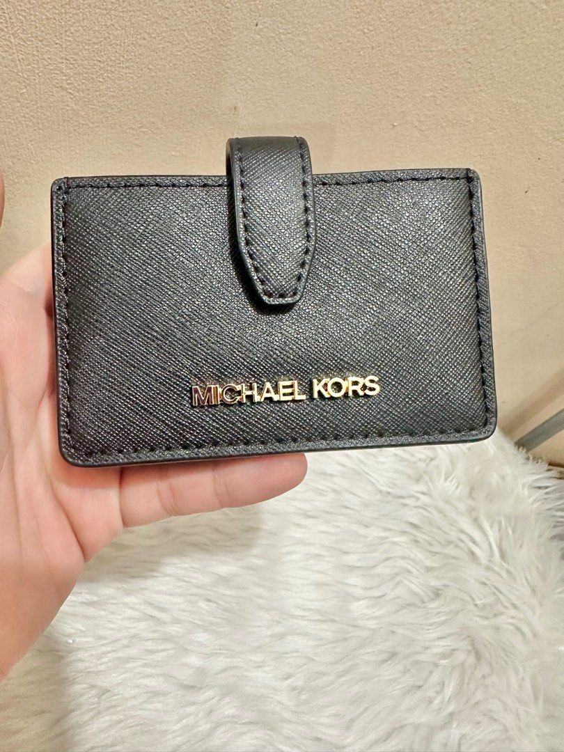 Original Michael Kors Jet Set Medium Accordion Card Case Luxury Bags Wallets on Carousell