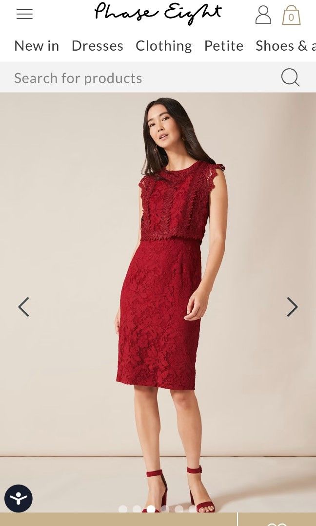 Phase Eight Alex Lace Double Layer Dress Women s Fashion Dresses Sets Dresses on Carousell