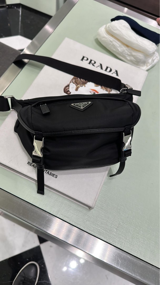 Prada waist bag Luxury Bags Wallets on Carousell