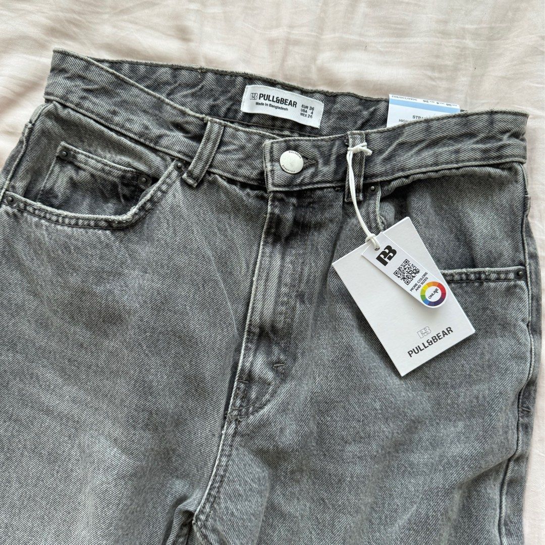 Pull&bear Petite Grey Skinny Jeans Pull Bear Denim Jeans