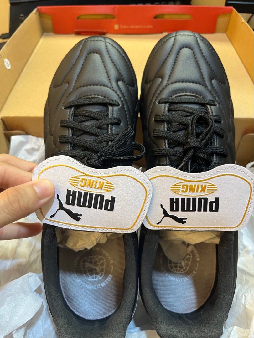 PUMA King Top Football Boot K Leather UK 7 Men s Fashion Footwear Boots on Carousell