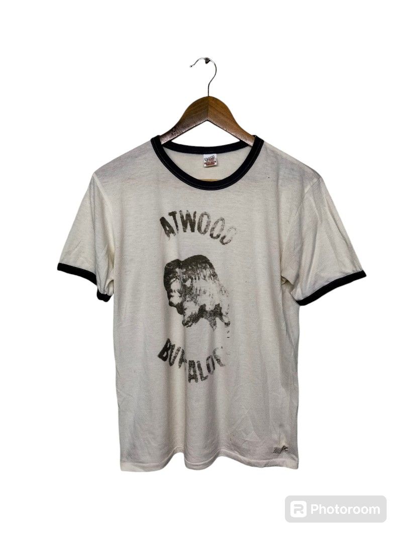 Ringer Tshirt hanes 50 50 nipis Men s Fashion Tops Sets Tshirts Polo Shirts on Carousell