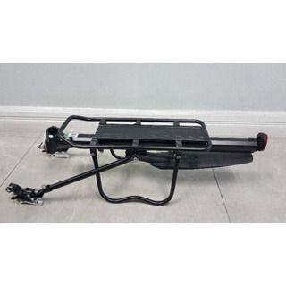 ROCKBROS (HJ1008-1) adjustable bicycle rack (Category: Bicycles) located in Quezon City. Submitted by whizdepot (Listing ID 1317230108, Image 2). Description: ROCKBROS Bicycle Cargo Rack Mountain Bike Fender Board Quick Release Carrier Rear Rack Alloy Black. *QUICK RELEASE CLAMP for easily mount on the seat post or take the rear bike rack off, you can change the seat height easily. *FENDER: under seat provides more protection for your bag or pann