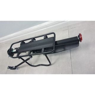 ROCKBROS (HJ1008-1) adjustable bicycle rack (Category: Bicycles) located in Quezon City. Submitted by whizdepot (Listing ID 1317230108, Image 3). Description: ROCKBROS Bicycle Cargo Rack Mountain Bike Fender Board Quick Release Carrier Rear Rack Alloy Black. *QUICK RELEASE CLAMP for easily mount on the seat post or take the rear bike rack off, you can change the seat height easily. *FENDER: under seat provides more protection for your bag or pann