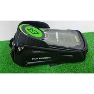 ROCKBROS (B68 ) waterproof bicycle front touch screen phone bag (Category: Bicycles) located in Quezon City. Submitted by whizdepot (Listing ID 1317229032, Image 2). Description: Touch Screen Phone Bag.