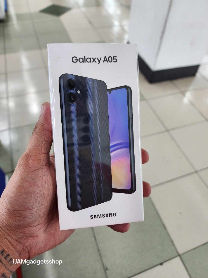 Samsung a05 (Category: Samsung) located in Pasig City. Submitted by ijamgadgets (Listing ID 1317201996, Image 1). Description: Samsung a05 brandnew sealed available in 64gb ,128gb we do cod and same day delivery can visit in our store in greenhills.