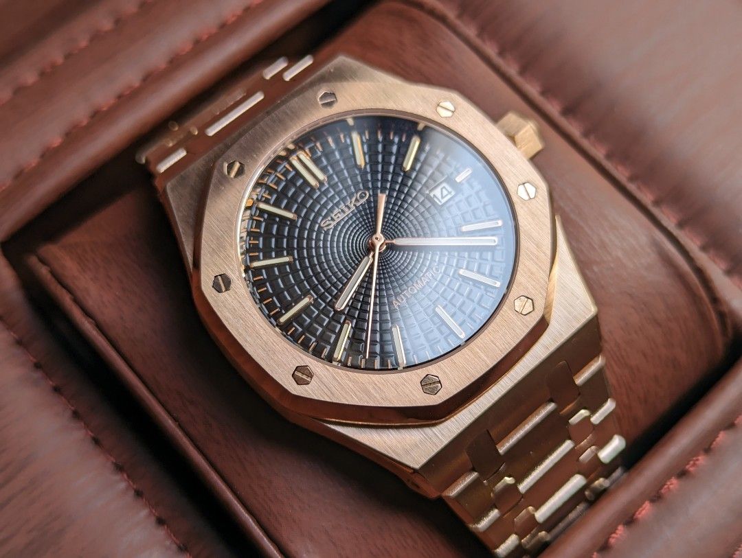 Seiko Mod Custom Bronze AP, Men's Fashion, Watches & Accessories ...