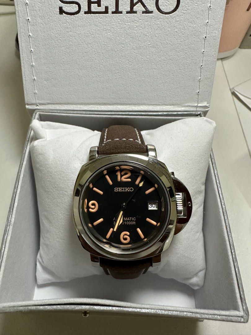 SEIKO PANERAI MOD (Category: Luxury Watches) located in San Pablo. Submitted by jayktrading (Listing ID 1317286067, Image 1). Description: Seiko Panerai Mod 40mm NH35 automatic movement Time and Date Display.