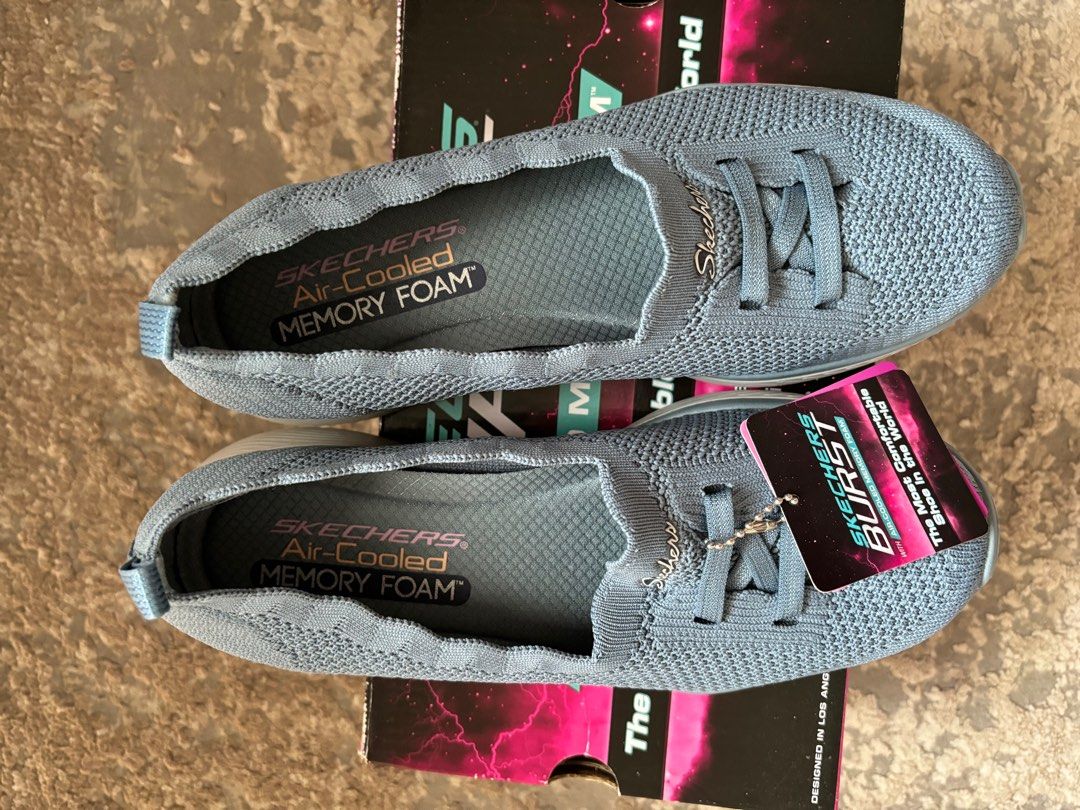 Skechers burst air cooled memory foam womens discount