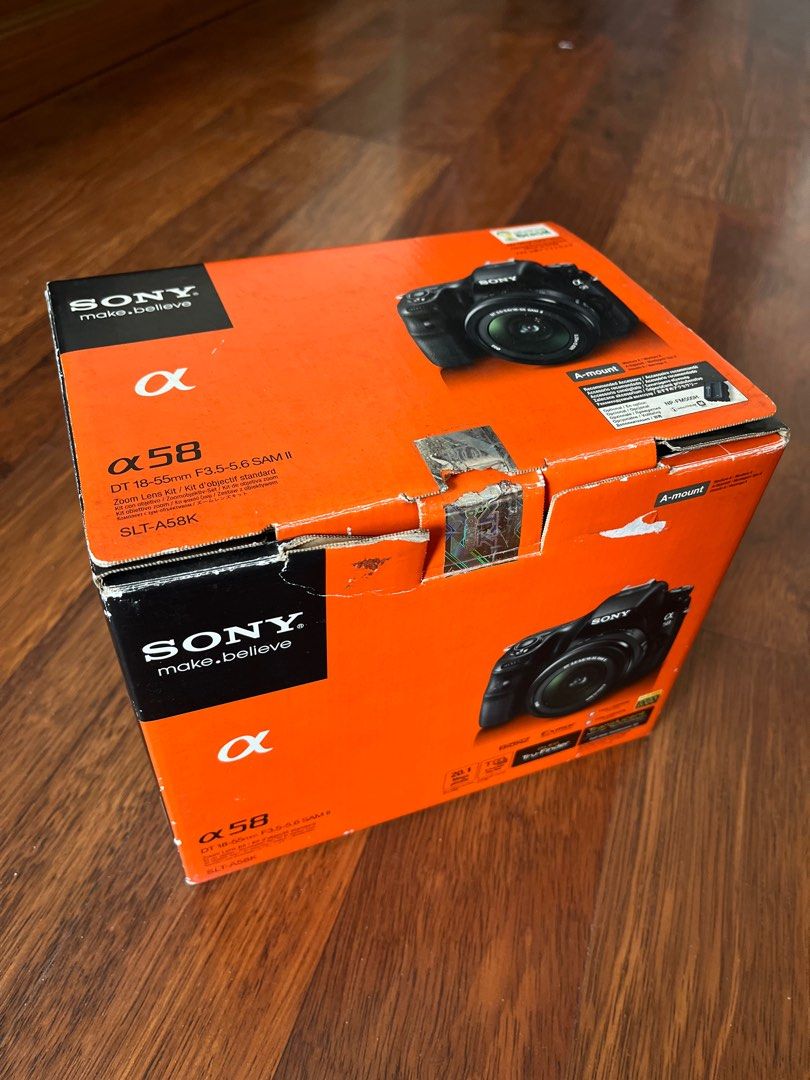 Photography Sony Slt 58 Sony Alpha SLT-A58 DSLR Camera