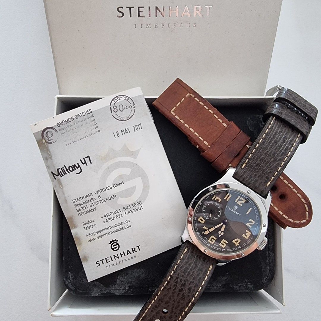 Steinhart Military 47mm, Luxury, Watches on Carousell