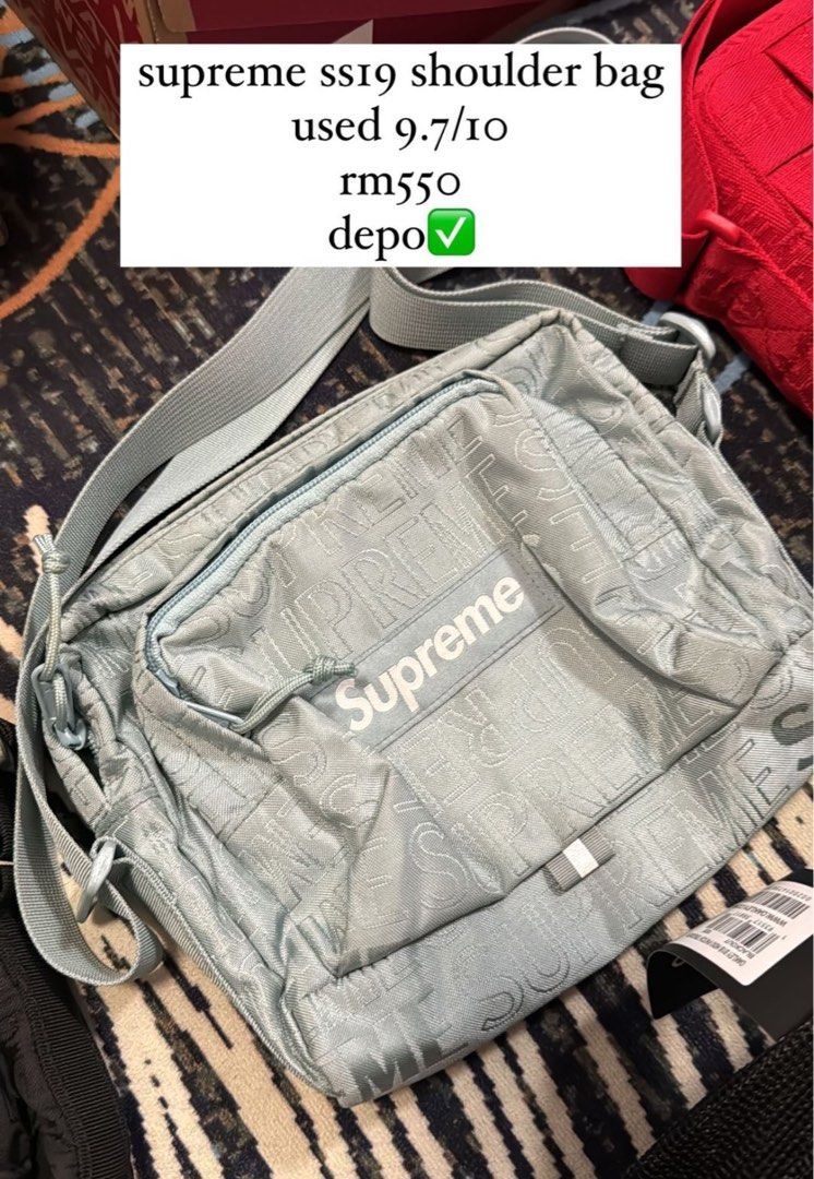 Supreme ss19 Men s Fashion Bags Sling Bags on Carousell