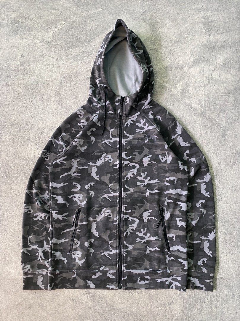 The North Face tnf mountain athletics camo zipup hoodie authentic