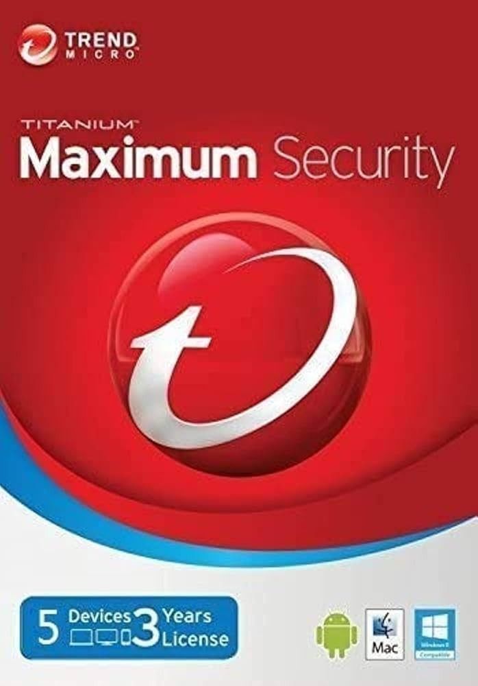Trend Micro Maximum Security 2025/2026 1 Year 3 Users (只提供序号 沒有包裝的), 電腦 ...
