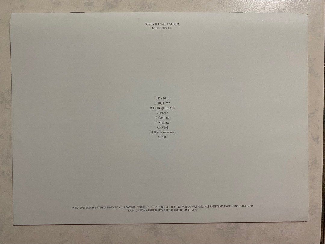 unsealed fts path svt album (Category: CDs & DVDs) located in Cavite. Submitted by ubechiffon (Listing ID 1317260378, Image 3). Description: wts lfb ph onhand fts unsealed ep. 4 path seventeen album mop: gcash/maya mod: lalamove/j&t *buyer will shoulder sf + pf *price is negotiable contains: ob, cd, pb, and lyric book only. t. svt album fts path ver .