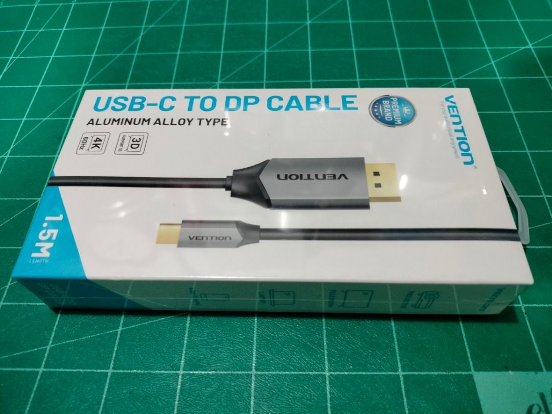 Vention Thunderbolt USB Type C to DisplayPort DP Bidirectional Cord Cable (Category: Cables & Adaptors) located in Quezon City. Submitted by kyrex12 (Listing ID 1263090176, Image 1). Description: -1200 each -1000 wholesale(6pcs. and above) -1.5m -Bi-directional -8k (60hz) -4K (144hz) -2k (144hz / 165hz) -1080p (120hz / 144hz / 165hz / 240hz / 360hz) -Note: Compatible to all Devices that support DP ALT MODE over USB-C PORT & Thunderbolt 3 and 4 (N