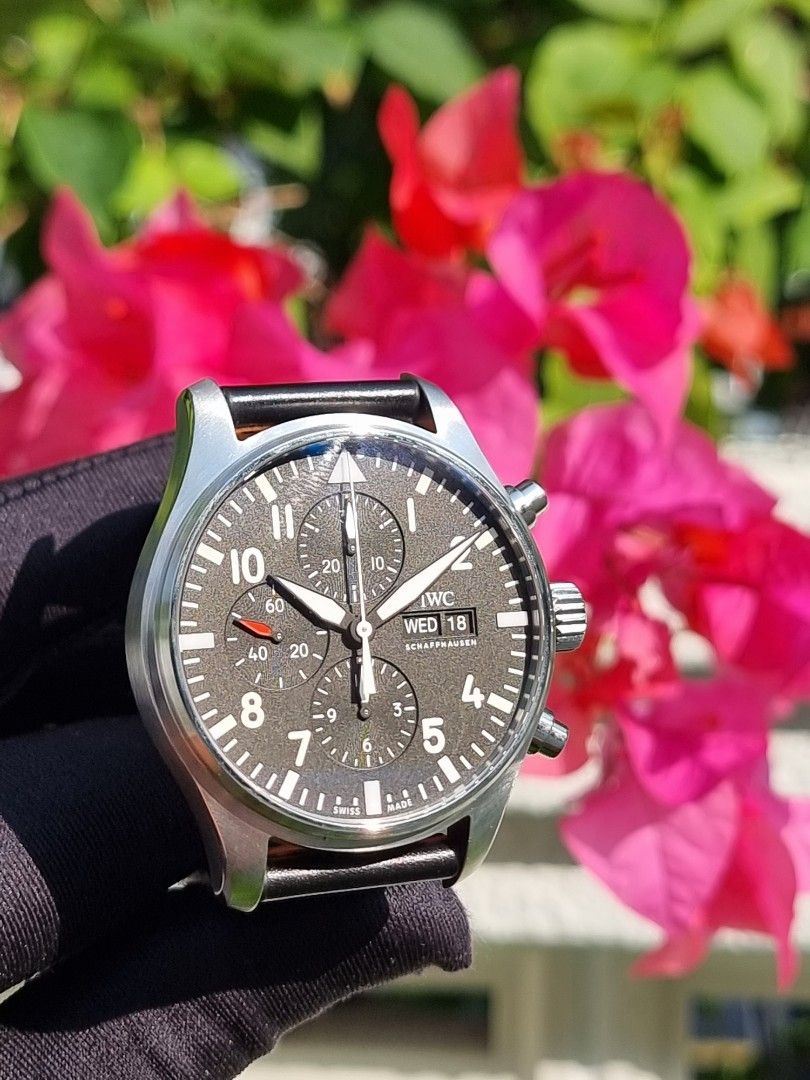 Iwc pilot chronograph iw377709 online
