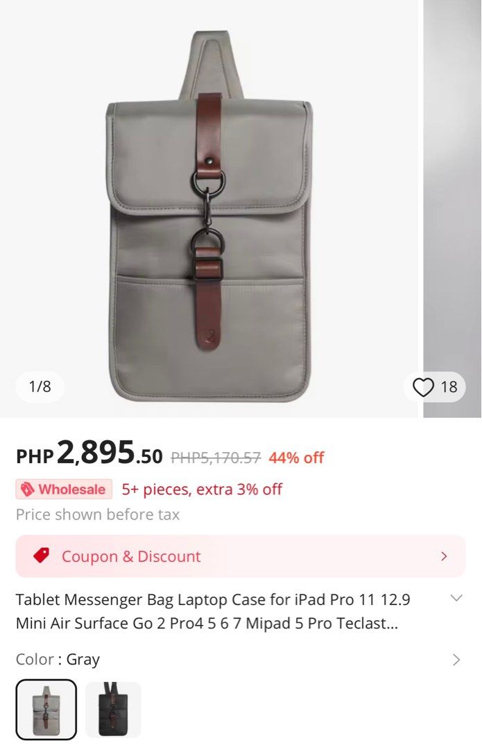 Waterproof Crossbody (Category: Sling Bags) located in Bauang. Submitted by jasperjohn (Listing ID 1317347801, Image 2). Description: Solid neto🔥 Perfect this rainy season👌.