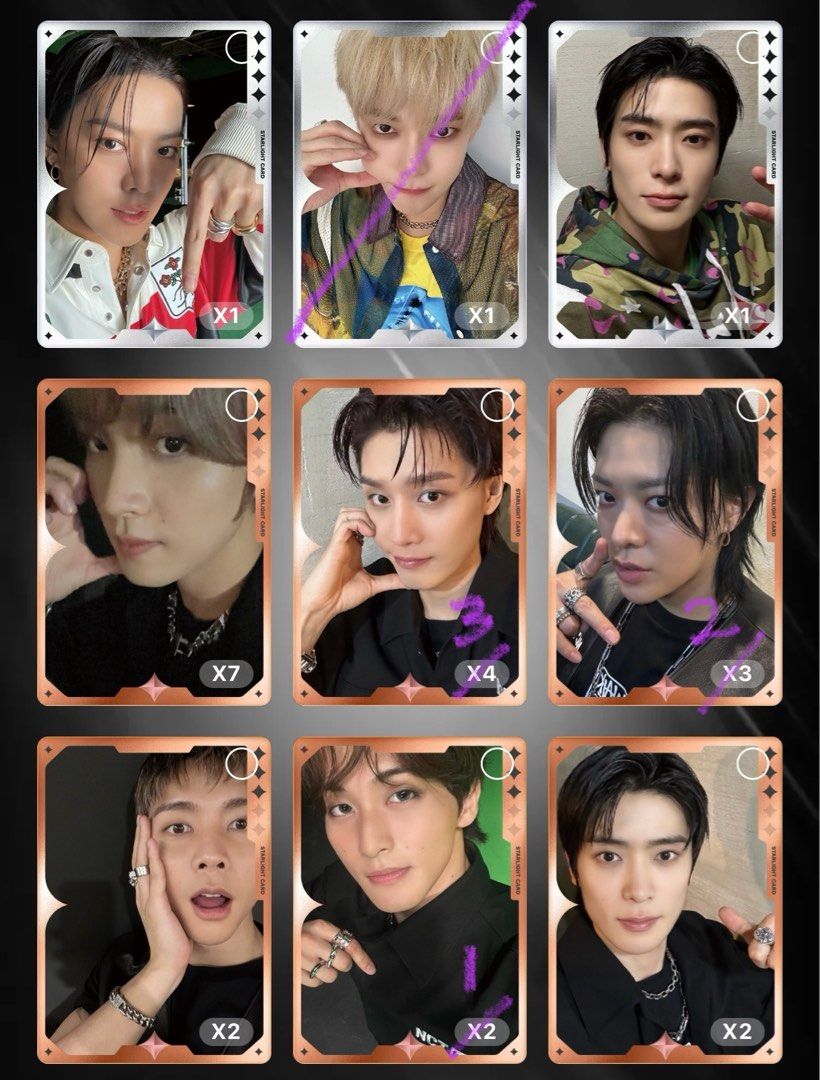 wts|INSTOCK] nct 127 'walk' qq music starlight pcs photcards