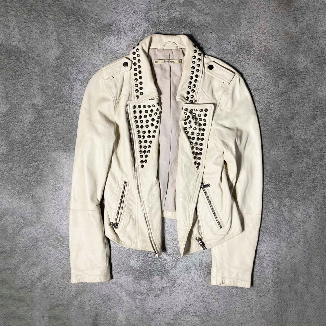 Zara lambskin leather jacket new arrivals