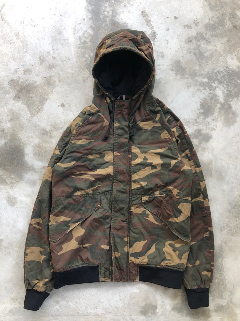 Zara camo coat on sale