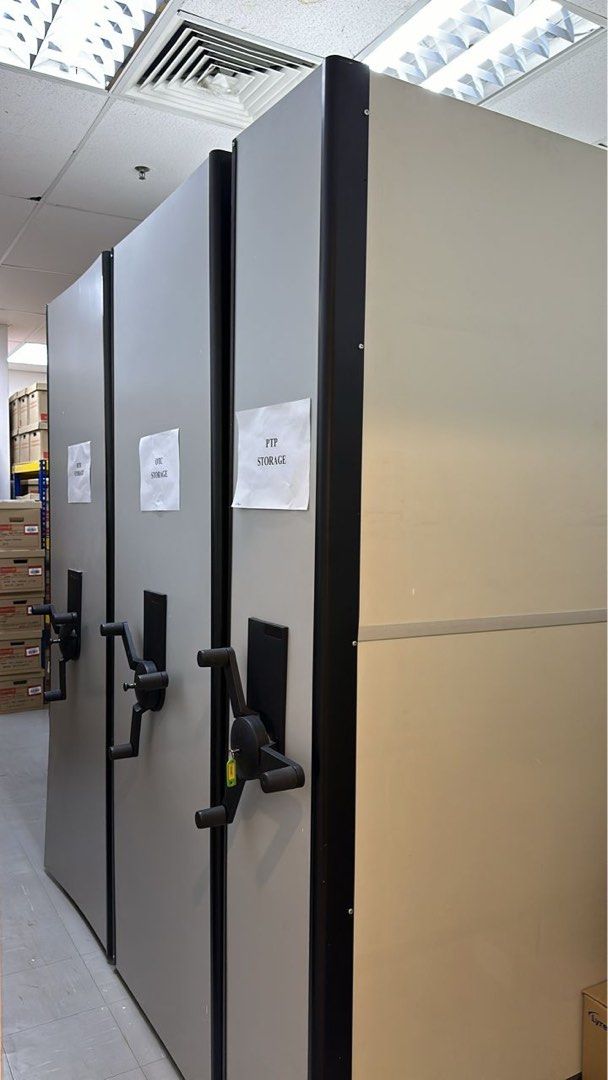 10 Bay Motorized Compactor, Furniture & Home Living, Furniture, Shelves ...