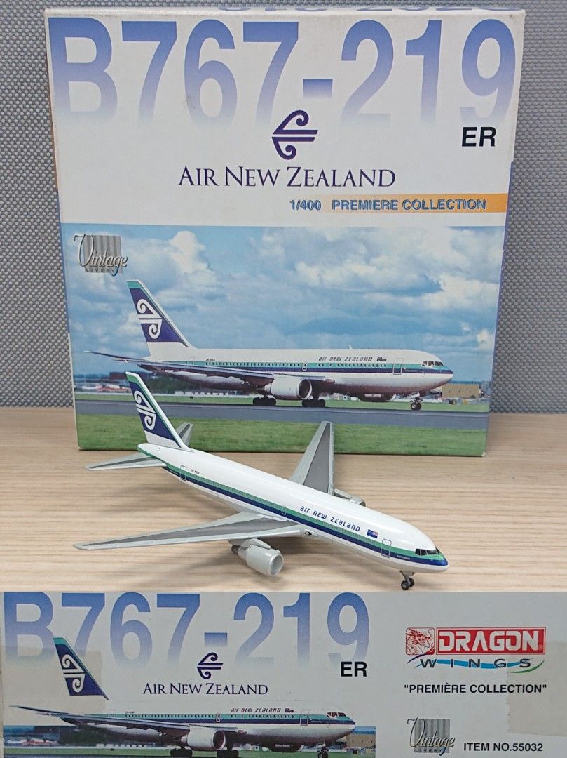 Maquette Avion Air New Zealand B767-219 - Échelle 1:400 - Occasion