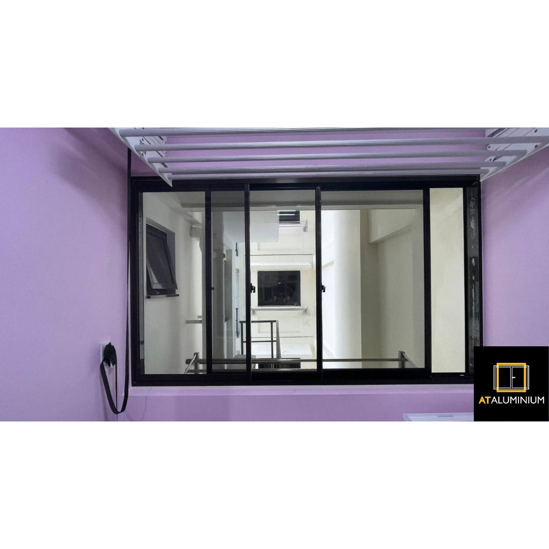 [MID YEAR SALE] Service Yard Sliding Windows with Grilles (Category: Aluminium Work) located in Singapore. Submitted by ataluminiumpteltd (Listing ID 1317428206, Image 1). Description: 𝐆𝐒𝐓 𝐀𝐁𝐒𝐎𝐑𝐁𝐄𝐃 Looking for the perfect service yard window or grilles? 🪟✨ Don’t let this golden opportunity pass you by! Our exclusive promotion is designed to give your space the upgrade it deserves without breaking the bank. With stylish options and unb