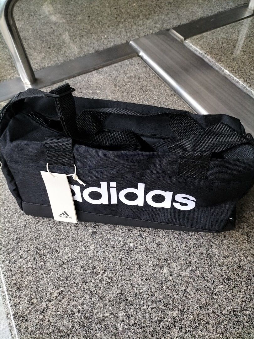 💯 Authentic Adidas linear xs duffel bag extra small logo duffle