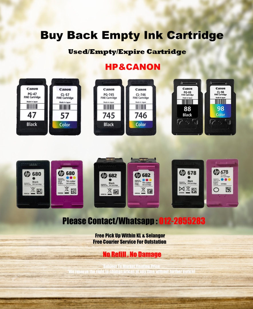 - Buy Back Empty/Used/Expired Ink Cartridges -, Computers & Tech ...