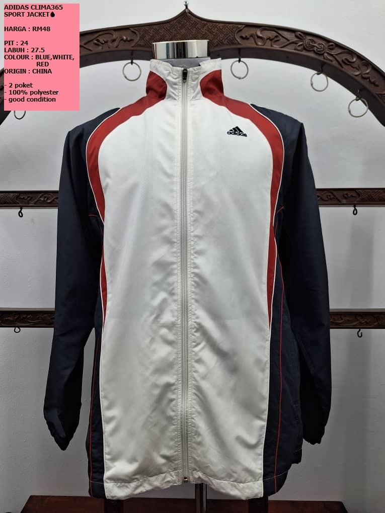 ADIDAS CLIMA365 SPORT JACKET Men s Fashion Coats Jackets and Outerwear on Carousell
