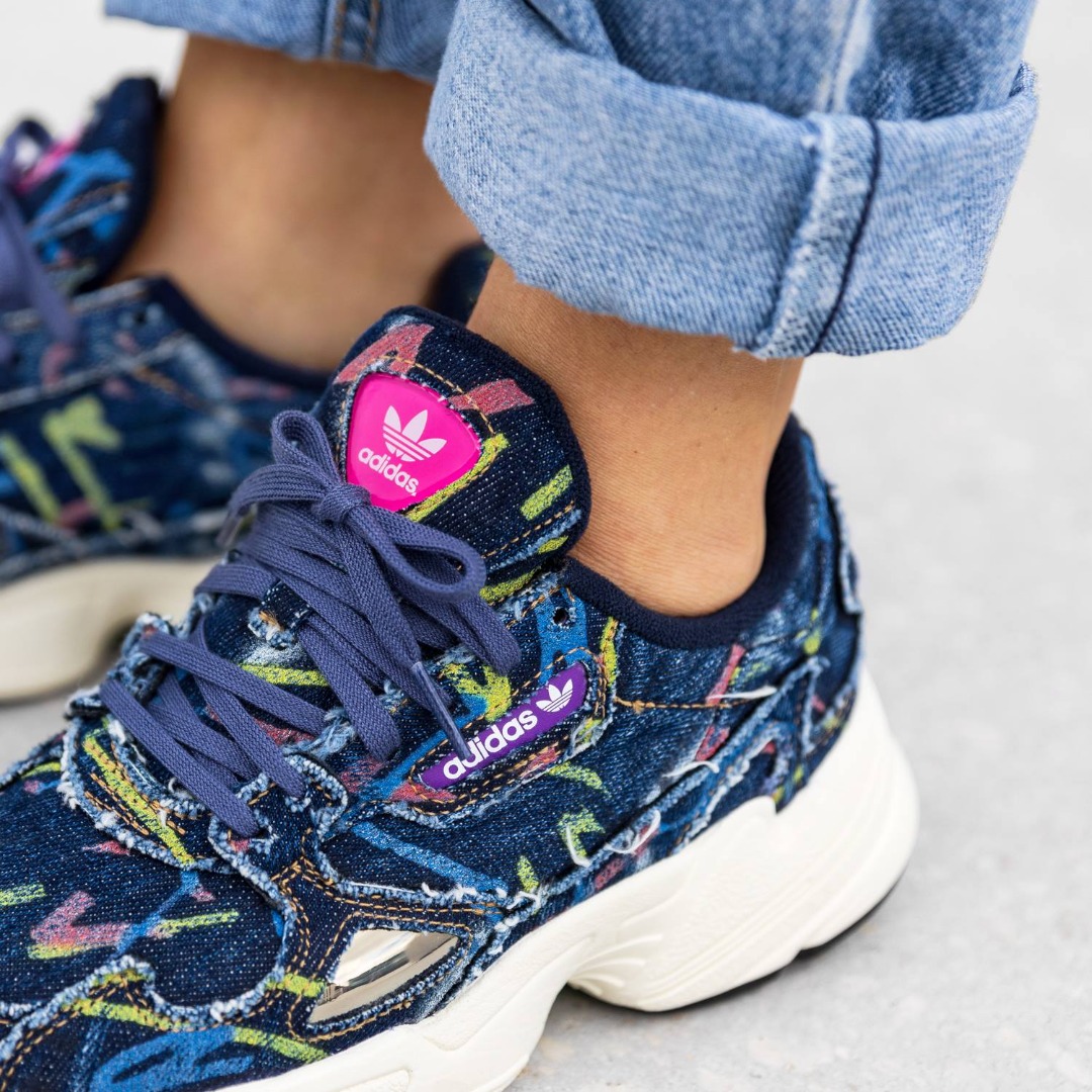Adidas Falcon WMNS Denim Style Code CG6249 Women s Fashion Footwear Sneakers on Carousell