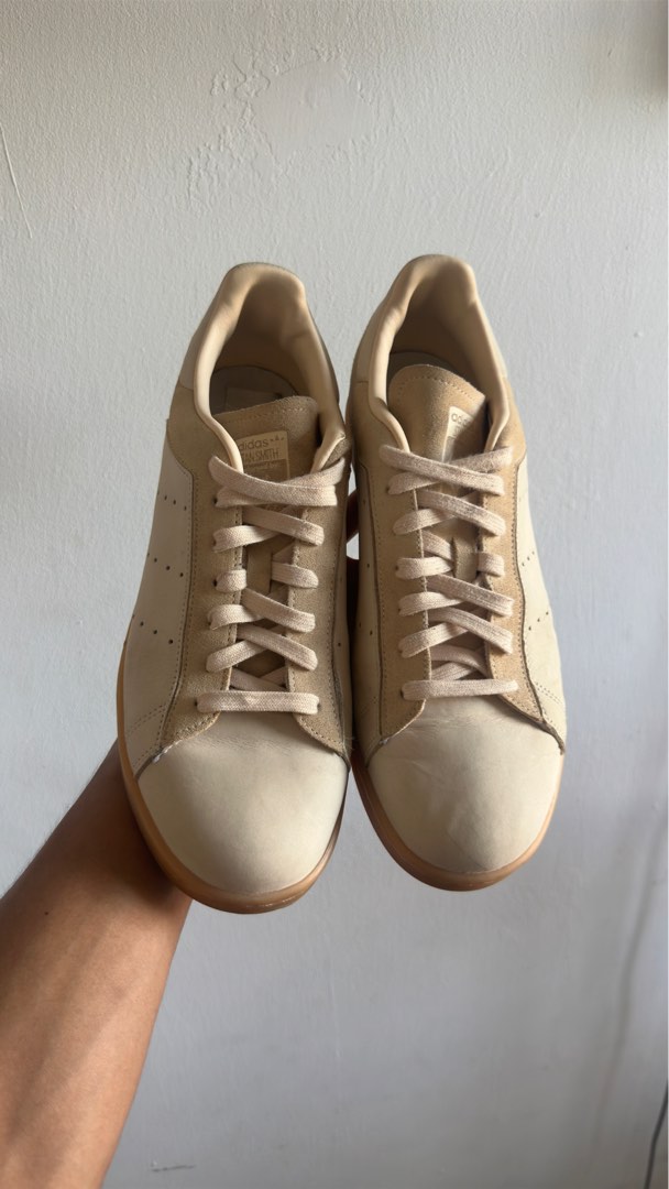 Adidas Stan Smith Wonder White Sand Strata Gum Men s Fashion Footwear Sneakers on Carousell