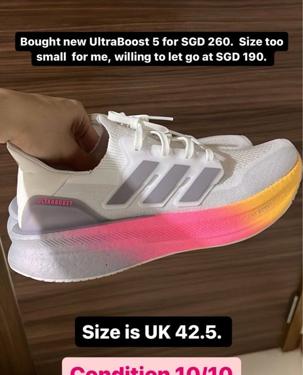 Adidas UltraBoost 5 Men s Fashion Footwear Sneakers on Carousell