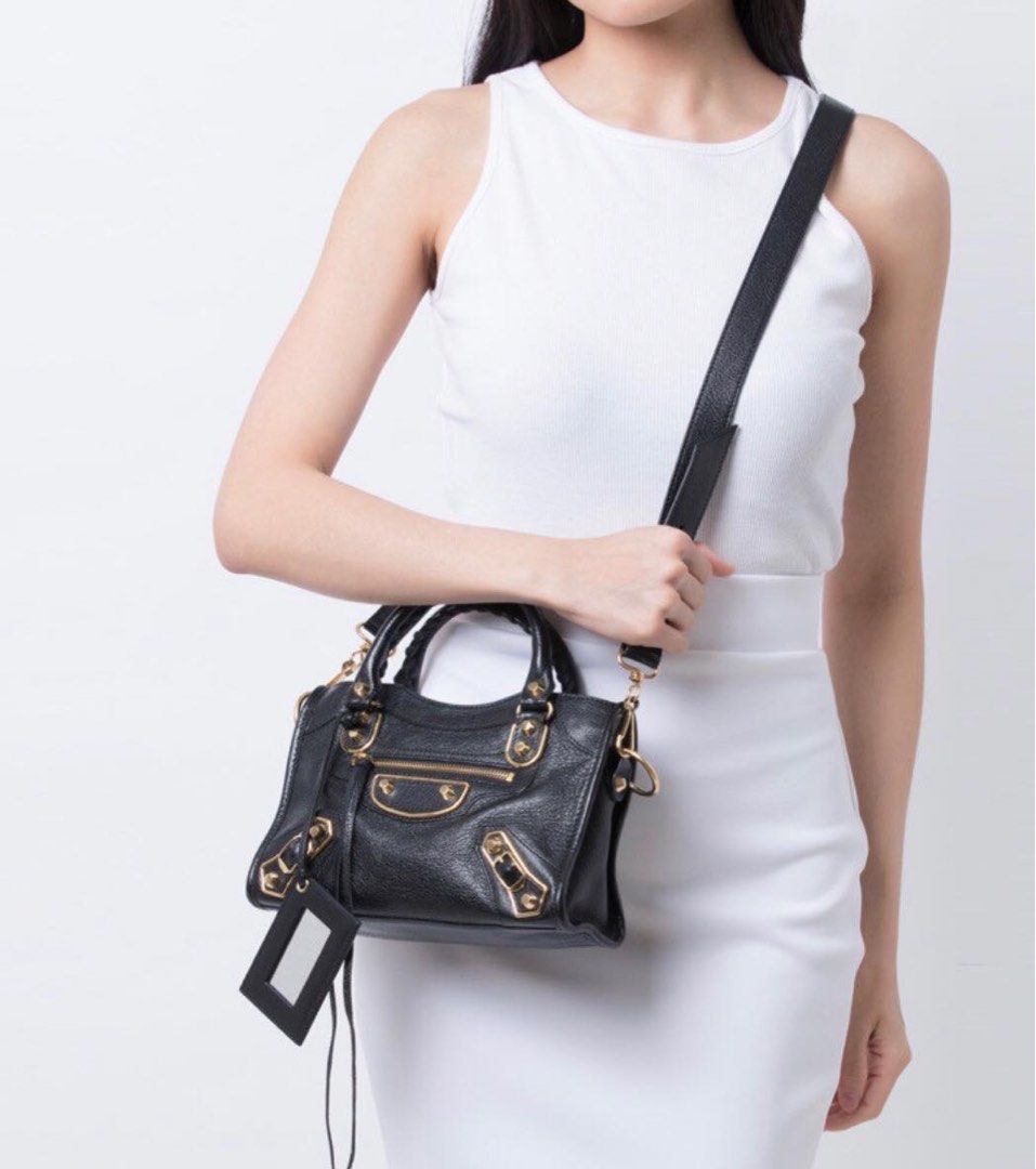 Balenciaga small city edge black clearance
