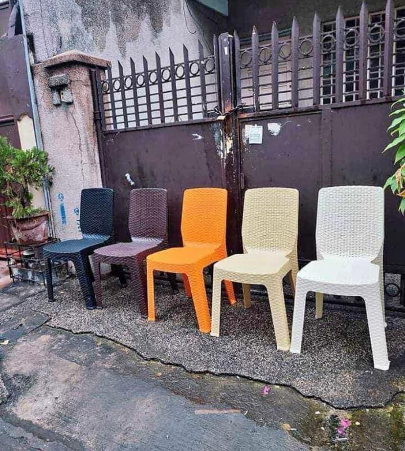 Bunny rattan chair (Category: Chairs) located in Manila. Submitted by kellychz (Listing ID 1317449304, Image 2). Description: RATTAN CHAIRS SALE ❗️ SALE ❗️ plastic rattan same day delivery retail/ wholesale cod or gcash same day delivery order now na po kayo 🫶😍 #rattanchair .