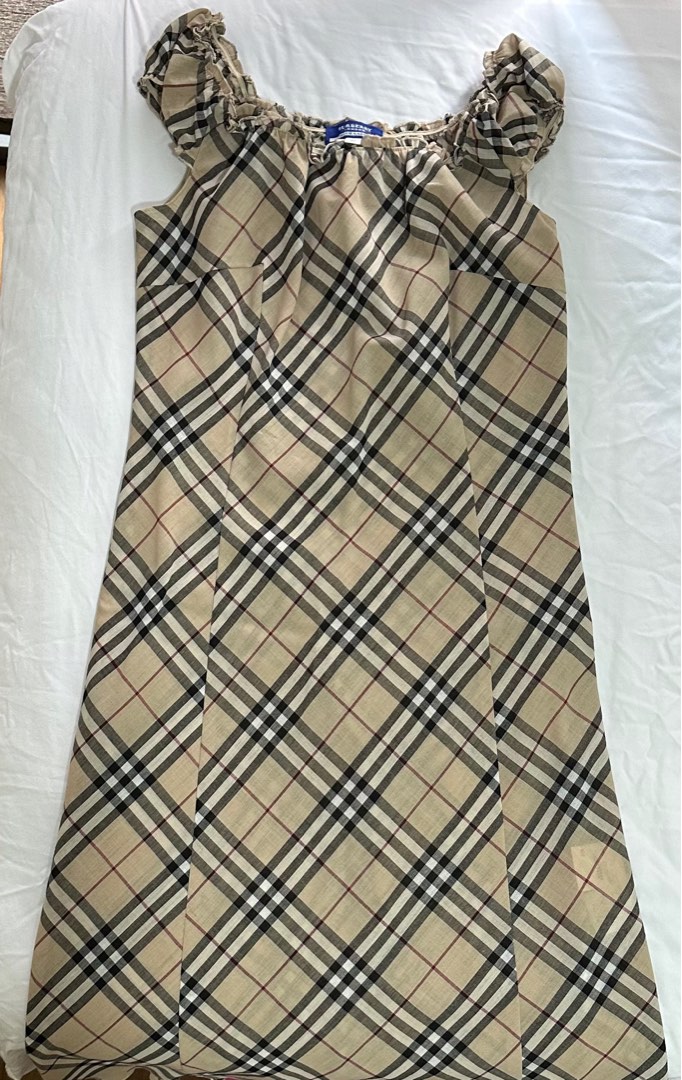 Burberry Blue Label Cap Sleeves Authentic Vintage Dress