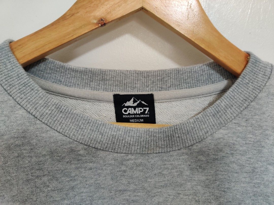 Camp7 boulder colorado crew neck sweatshirt in gray size Medium (Category: Tshirts & Polo Shirts ) located in Taguig. Submitted by nextflip (Listing ID 1317444021, Image 3). Description: medium on tag 20.5 x 27.5.