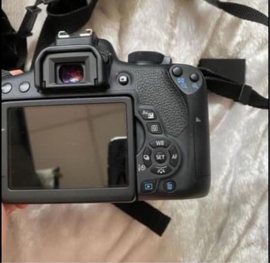 Canon eos 750d dlsr (Category: Cameras) located in Cainta. Submitted by adriannee (Listing ID 1317378265, Image 2). Description: ✨ - shutter count 9k+ -Canon 750D - used only for a year for hobby and some travels - with 18-55mm lens - includes charger, battery, SD Card - freebie: camera bag backpack - rfs: need funds and di na rin nagagamit - very good condition , no issues - 💯 functional Main Features 24MP - APS-C CMOS Sensor ISO 100 - 12800( e