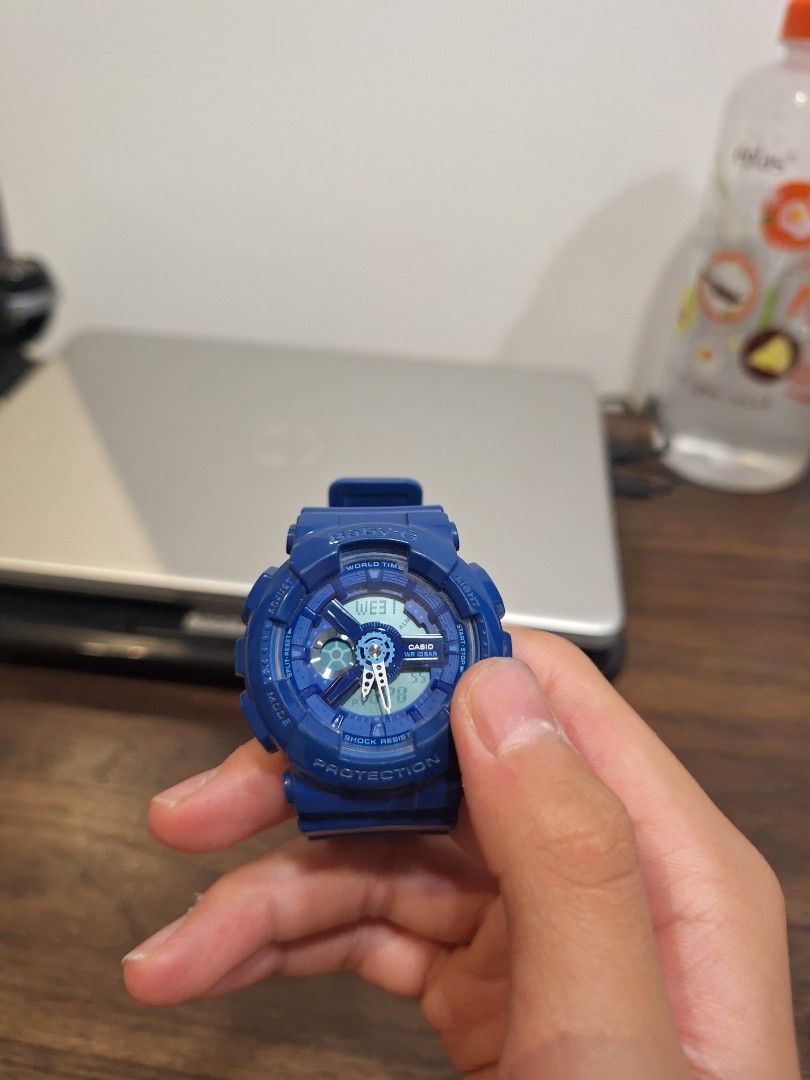 Baby g dark blue cheap