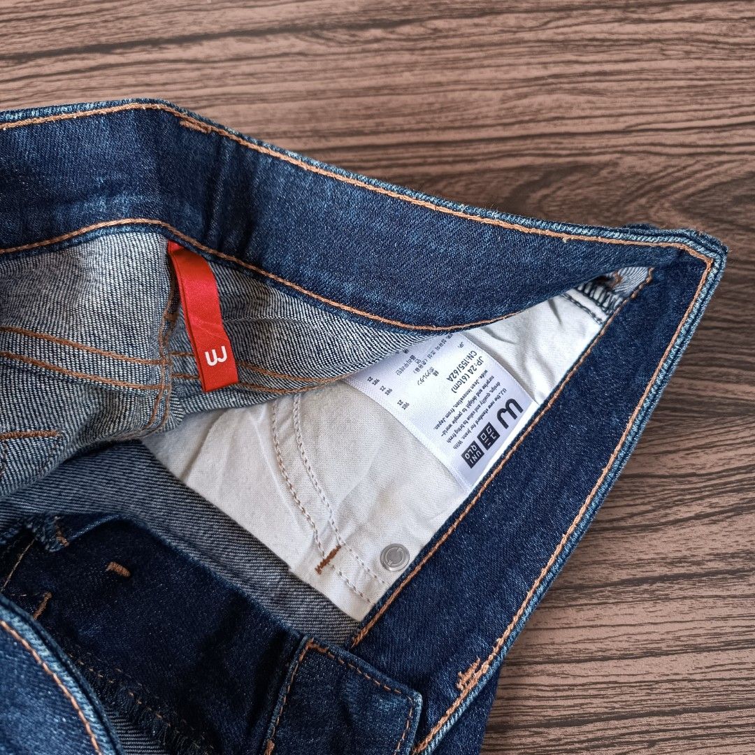 Celana jeans uniqlo uj cakepp, Fesyen Wanita, Pakaian Wanita