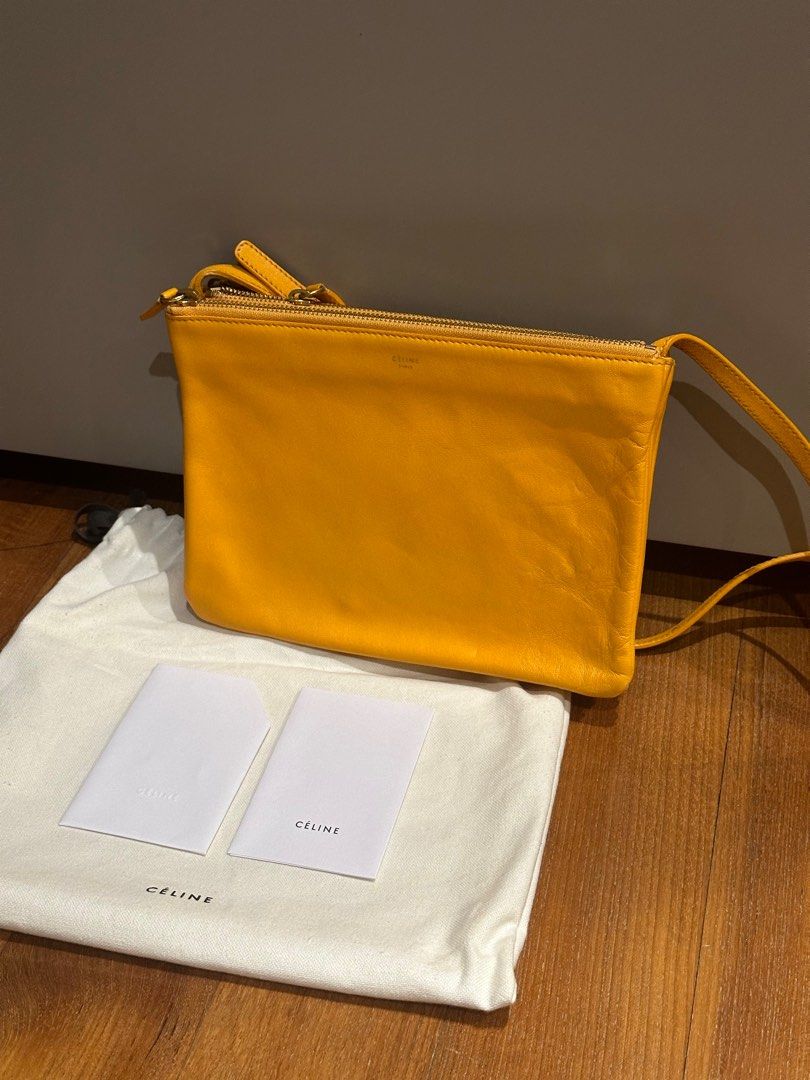 Celine Large Trio Bag in Smooth Calfskin Crossbody