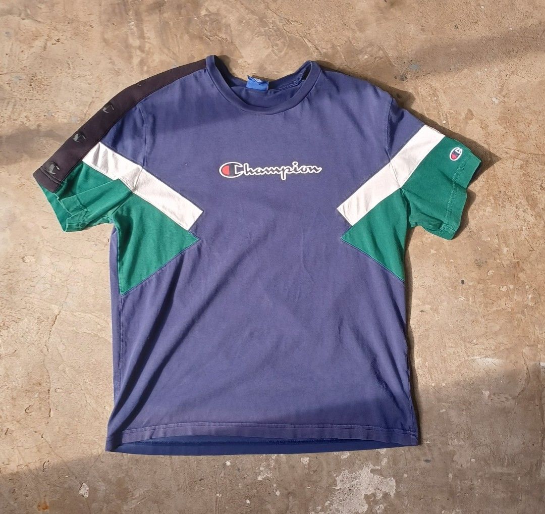 CHAMPION T SHIRT (Category: Tshirts & Polo Shirts ) located in Makati City. Submitted by niko_berto (Listing ID 1317368447, Image 1). Description: Champion t shirt size xl good condition washed and sanitized.