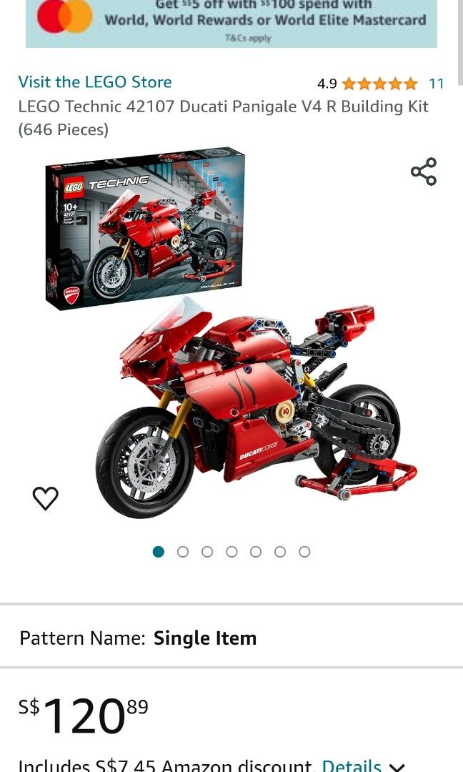 Cheap Lego 42107 Hobbies Toys Memorabilia Collectibles Vintage Collectibles on Carousell