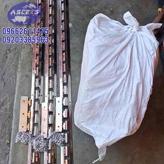 CLEAR PLAIN OR RIB AND STAINLESS OR GALVANIZED HANGER FOR WALK IN FREEZER OR CHILLER