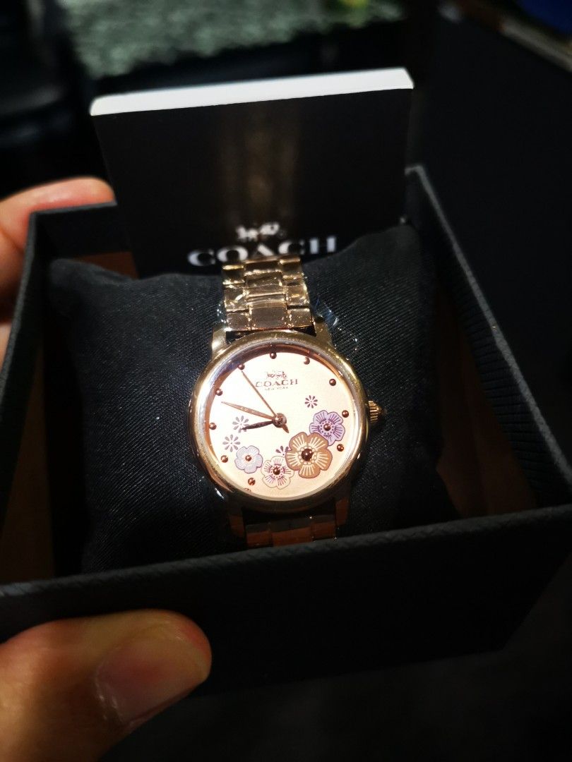 Coach flower watch shop