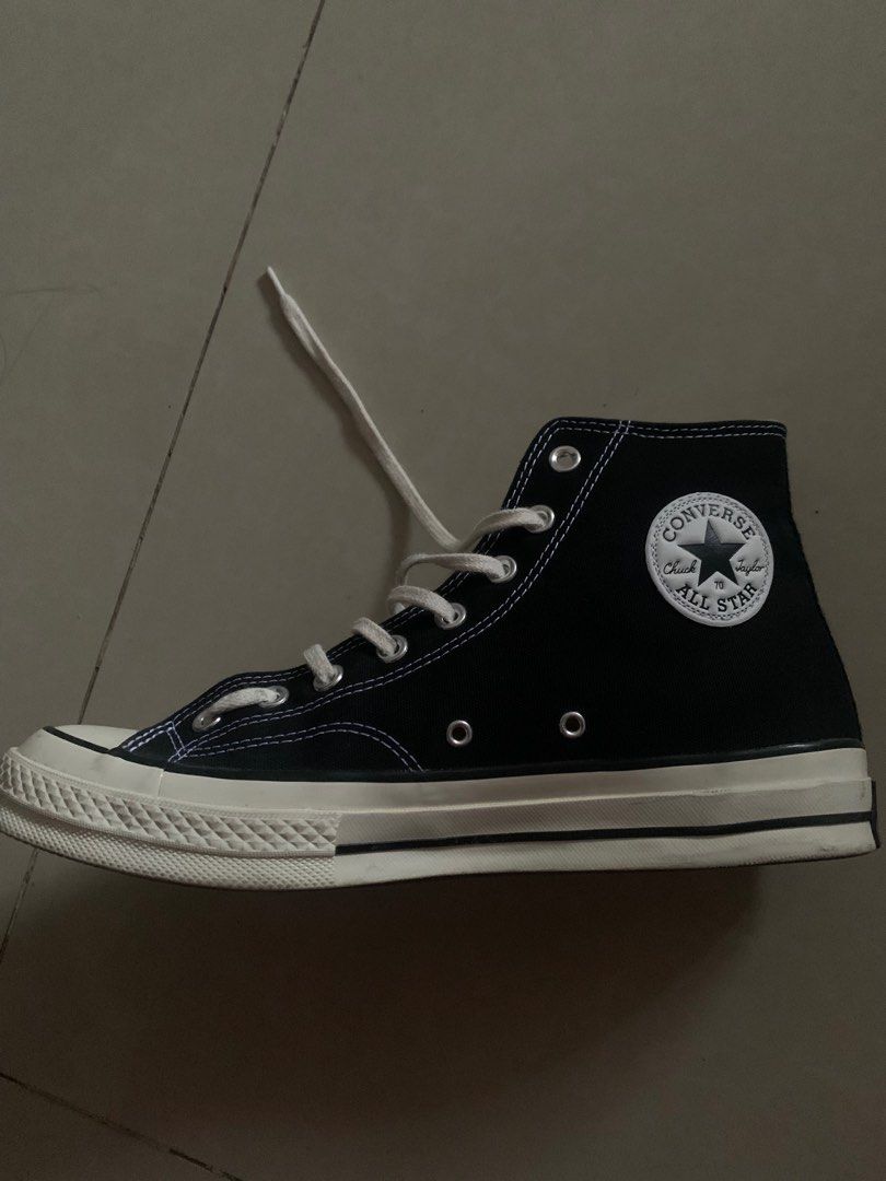 Converse Chuck 70s Black UK10 Men s Fashion Footwear Sneakers on Carousell